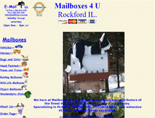 Tablet Screenshot of mailboxes-4-u.com